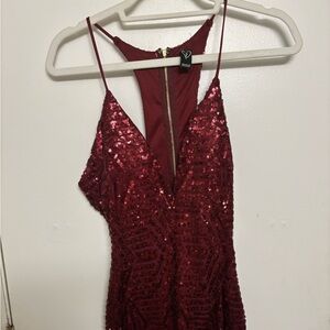 Windsor Maroon Homecoming Dress